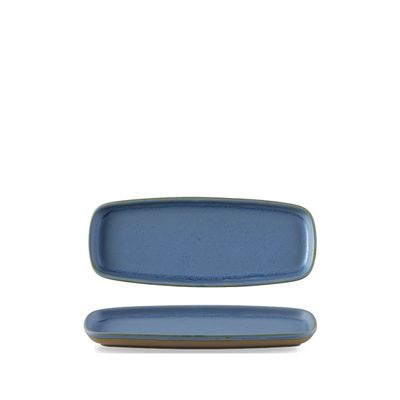 Churchill - Piatto rettangolare 25,1 x 10 cm Oslo Blue Emerge