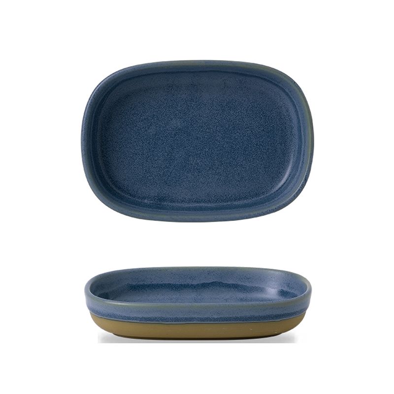 Churchill - Piatto rettangolare 17,3 x 11,9 x 3,3 cm Oslo Blue Emerge