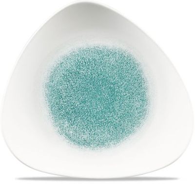 Churchill - Piatto triangolare 31,1 cm Raku Jade Green Studio Prints