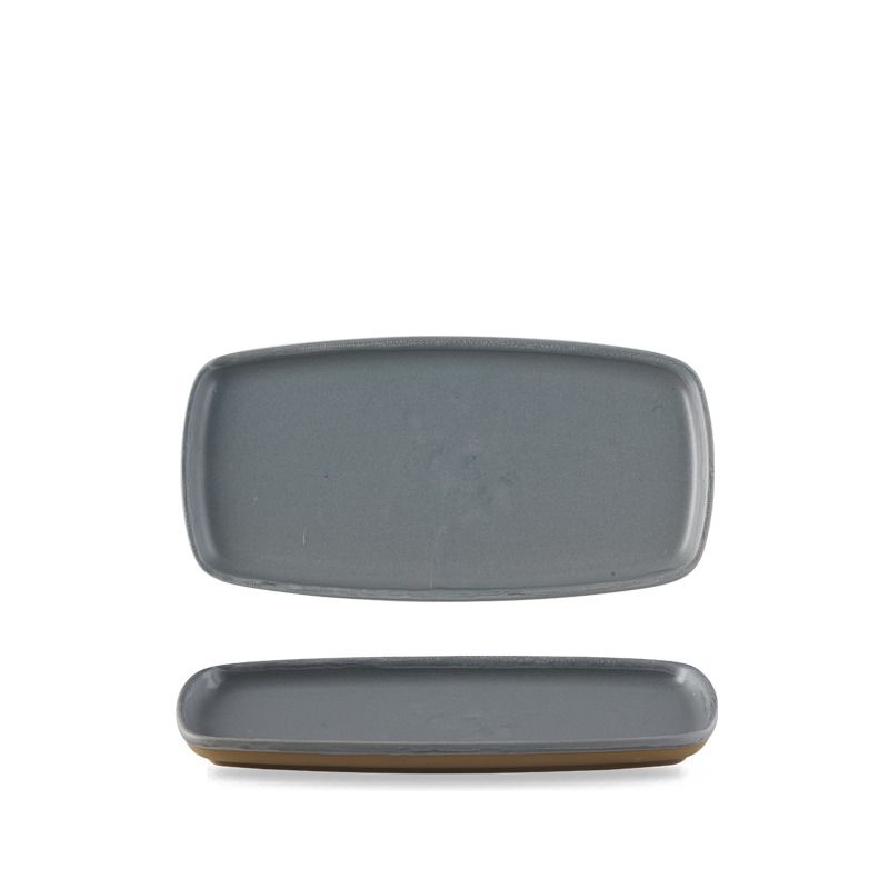 Churchill - Piatto rettangolare 30 x 14,7 cm Seattle Grey Emerge