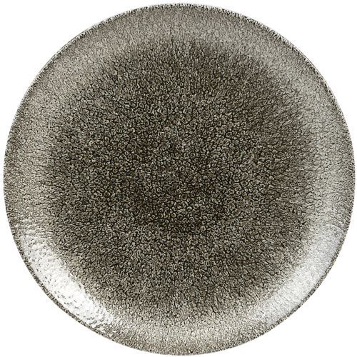 Churchill - Piatto piano 21,7 cm Raku Quartz Black Studio Prints