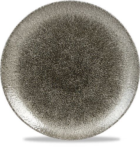 Churchill - Piatto piano 26 cm Raku Quartz Black Studio Prints