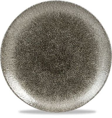 Churchill - Piatto piano 26 cm Raku Quartz Black Studio Prints