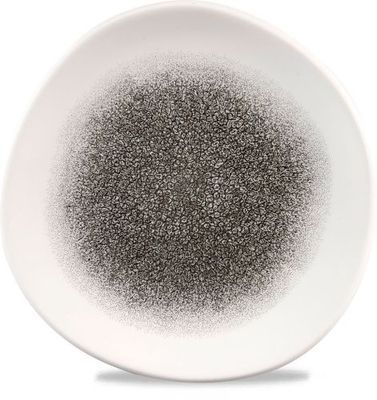Churchill - Piatto organico 21 cm Raku Quartz Black Studio Prints
