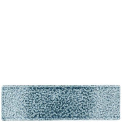 Churchill - Piatto rettangolare 29,5 x 8,8 cm Raku Topaz Blue Studio Prints