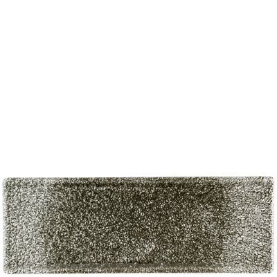 Churchill - Piatto rettangolare 24,7 x 8,8 cm Raku Quartz Black Studio Prints
