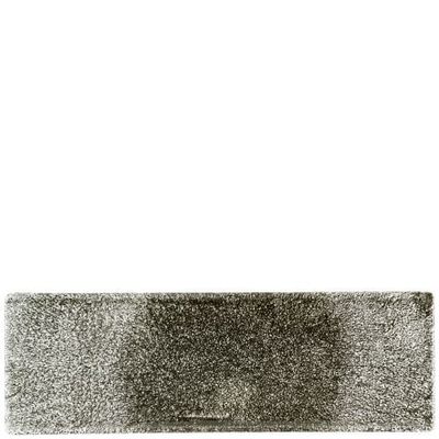 Churchill - Piatto rettangolare 32,3 x 10,5 cm Raku Quartz Black Studio Prints