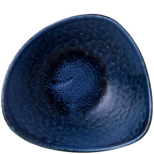 Churchill - Ciotola triangolare 23,5 cm Plume Ultramarine