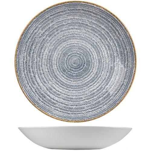 Churchill ​- Piatto fondo 24,8 cm Homespun Slate Blue Studio Prints