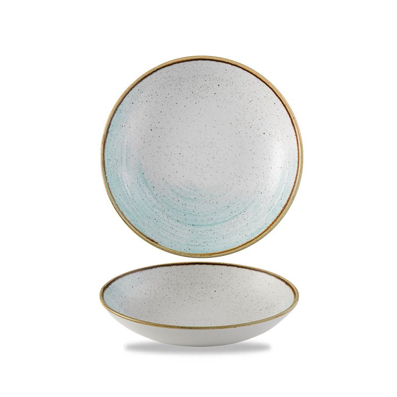 Churchill - Piatto fondo 24,8 cm Accents Duck Egg
