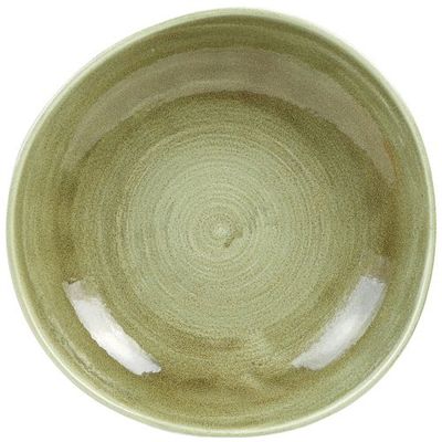 Churchill - Piatto fondo organico 25,3 cm Patina Burnished Green