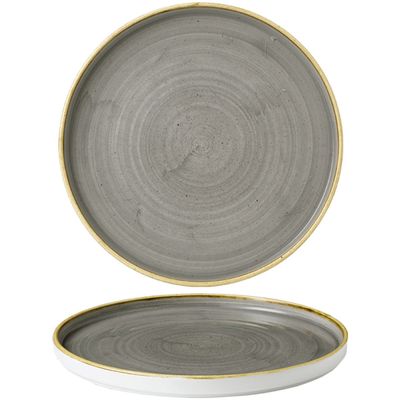 ​Churchill ​- Piatto con bordo verticale ​26 cm Peppercorn Grey