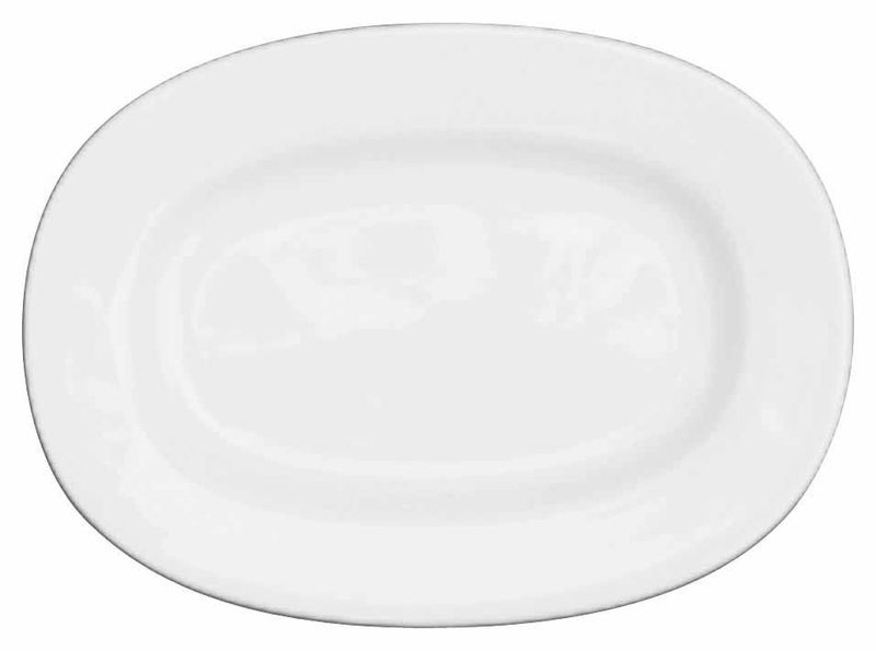 Churchill - Piatto ovale 28 cm White