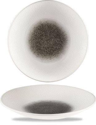 Churchill - Piatto fondo 25,5 cm Quartz Black Isla