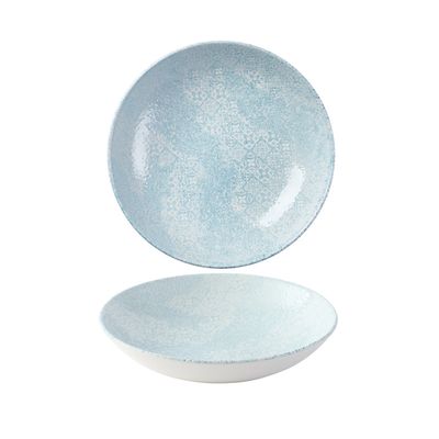 Churchill  - Piatto fondo 18,2 cm Vintage Prints Med Tiles Aquamarine