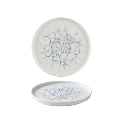 Churchill - Piatto con bordo verticale 26 cm Kintsugi Pearl Grey Studio Prints