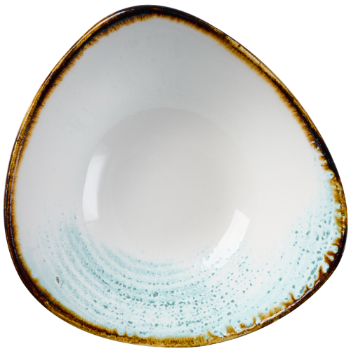 Churchill - Ciotola triangolare 18,5 cm Homespun Accents Aquamarine Studio Prints