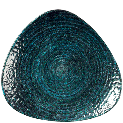 Churchill - Piatto triangolare 24,5 cm Homespun Chroma Marine Studio Prints