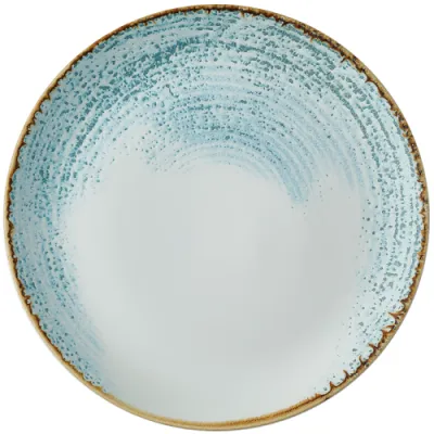 Churchill - Piatto piano 28,8 cm Homespun Accents Aquamarine Studio Prints
