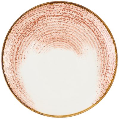 Churchill - Piatto piano 28,8 cm Homespun Accents Coral Studio Prints