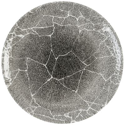 Churchill - Piatto piano 28,8 cm Kintsugi Reverse Quartz Black Studio Prints