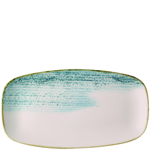 Churchill - Piatto oblungo 29,8 x 15,3 cm Homespun Accents Aquamarine Studio Prints