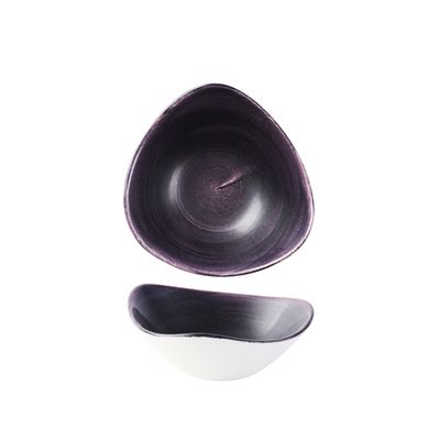 Churchill - Ciotola triangolare 23,5 cm Patina Deep Purple