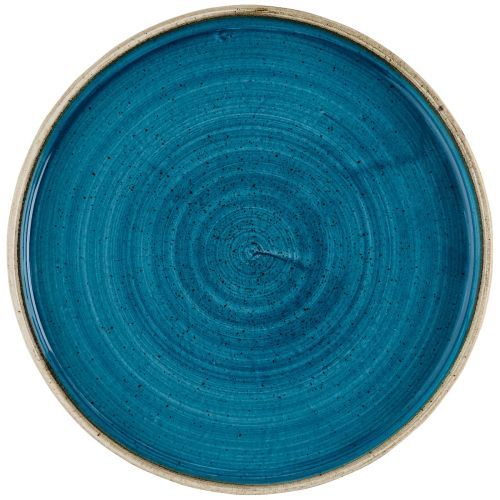 Churchill - Piatto con bordi verticali 21 cm Java Blue