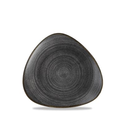 Churchill - Piatto triangolare 24,5 cm Raw Black