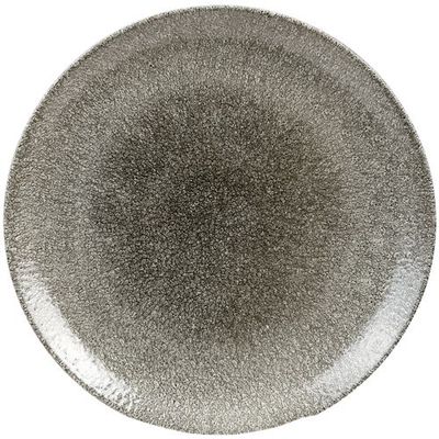 Churchill - Piatto piano 28,8 cm Raku Quartz Black Studio Prints