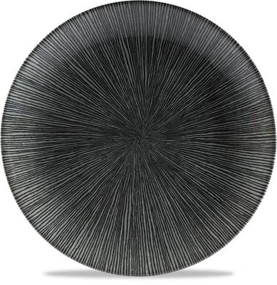 Churchill - Piatto piano 21,7 cm Agano Black Studio Prints