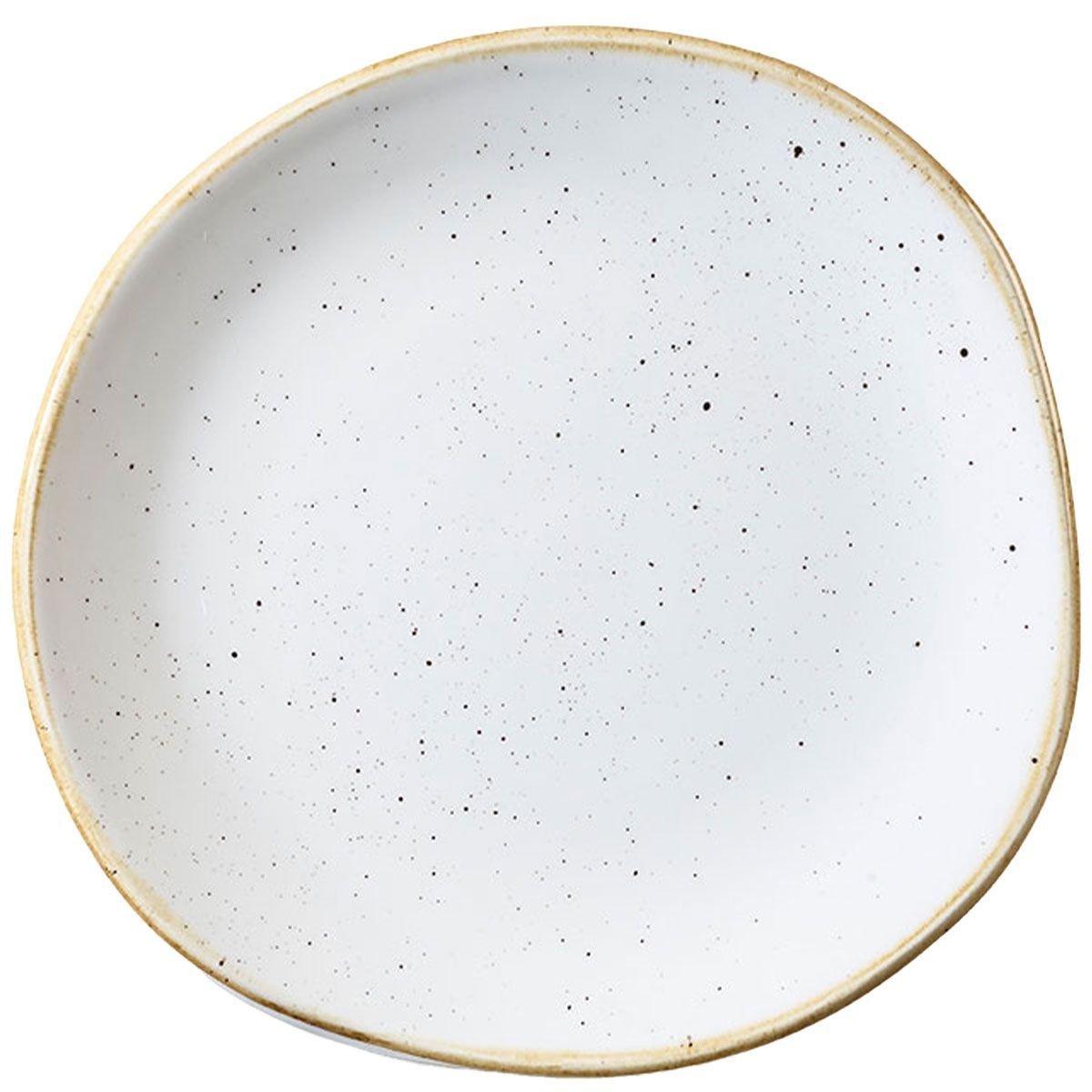 Churchill - Piatto piano bio organico 21 cm Barley White
