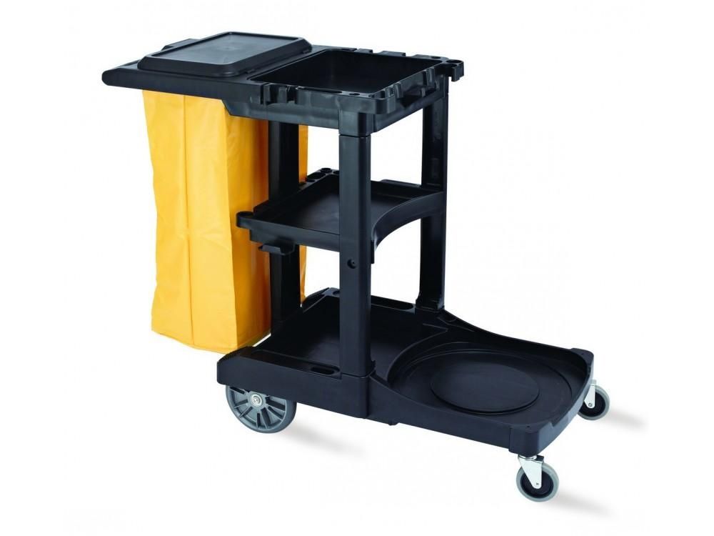 Tirolix - Carrello per la casa con coperchio e borsa 124 x 55 x 100 cm