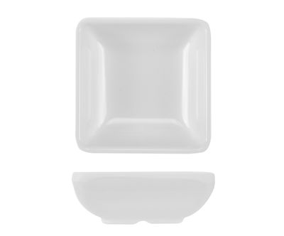 Ilsa - Coppetta quadrata avorio 7 x 7 x 2,5 cm Efay Oriental