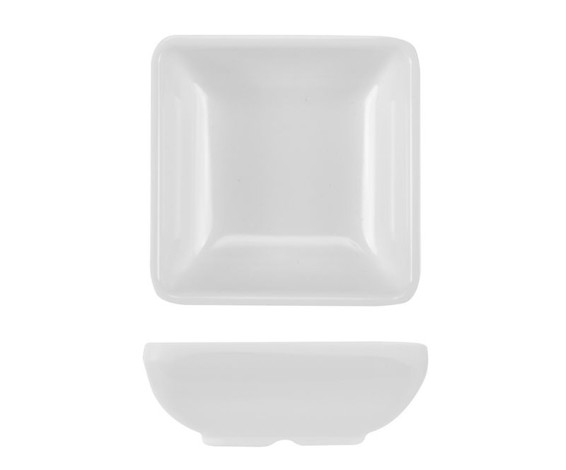 Ilsa - Coppetta quadrata avorio 7 x 7 x 2,5 cm Efay Oriental
