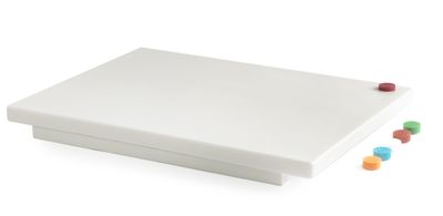 Mc - Tagliere con fermi e tasselli politilene 40 x 30 cm