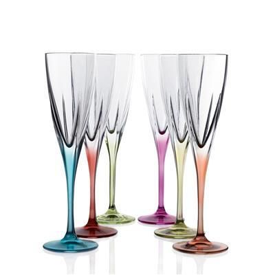 Set 6 Calici Flut Fusion Color Calp