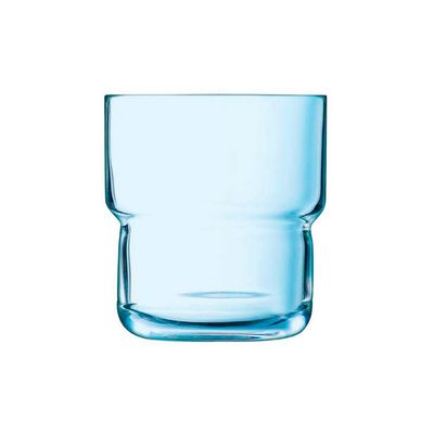 Bicchiere 22 cl Log Brush Ice Blue - Arcoroc