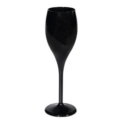 Calice Flute Opera 26 cl Nero - Brevetti Waf
