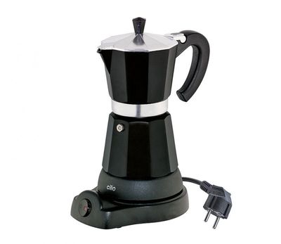 Caffettiera Elettrica Nera da 6 tazze Classico  - cilio