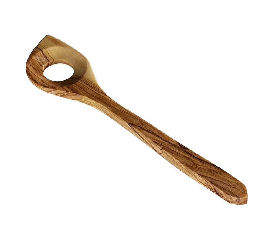 Cucchiaio di legno con foro 30 cm Toscana - cilio
