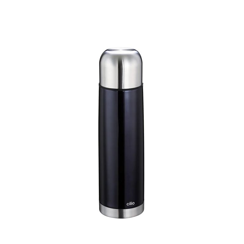 Bottiglia termica 750 ml Nero Colore - cilio