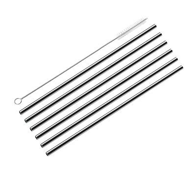 Cannucce dritte 23 cm Nere - cilio