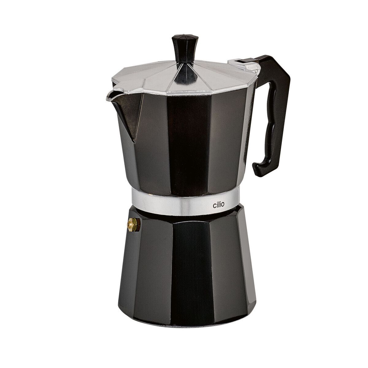 Caffettiera Classica 6 tazze Nero - cilio