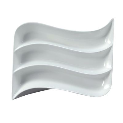 Tirolix - Vassoio Onda 3 Scomparti 30 x 24 cm Antipastiere