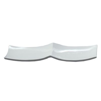 Tirolix - Piatto Rettangolare 2 Scomparti 35 x 17 cm Antipastiere
