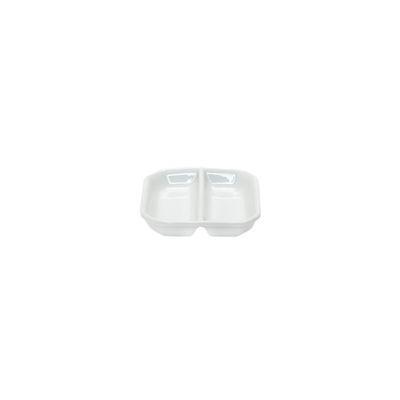 Piattino 2 Scomparti 9 x 9 cm Forma 40 - Royal Porcelain