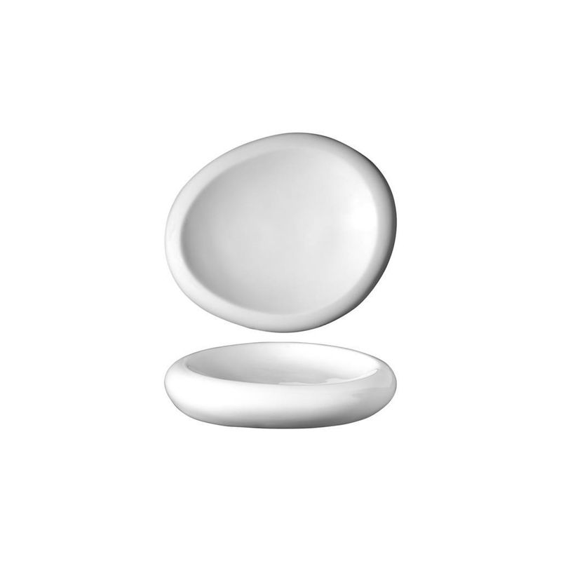 Tirolix - Piatto Cuscino Ovale 13,5 x 9,5 cm Yalin