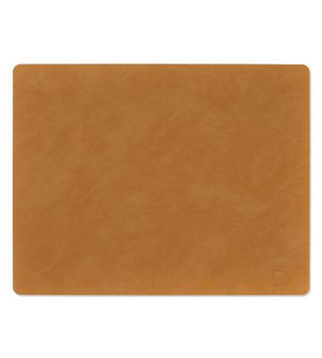 Lind DNA - Tovaglietta Nupo Square burned curry 35x45 cm