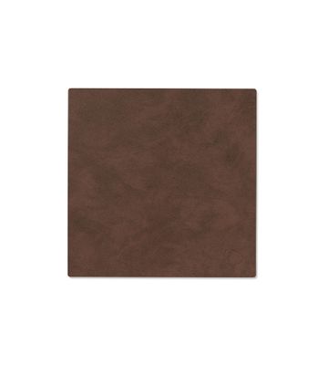 Lind DNA - Tovaglietta Nupo Square dark brown 28x28 cm